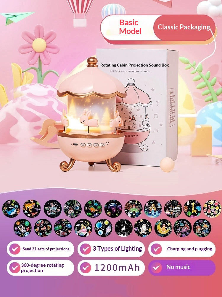 Kids Galaxy Projector Lamp & White Noise Music Machine (12 Film Sets)