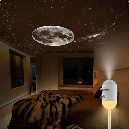 360° Flexible USB Galaxy & Moon Night Light Projector