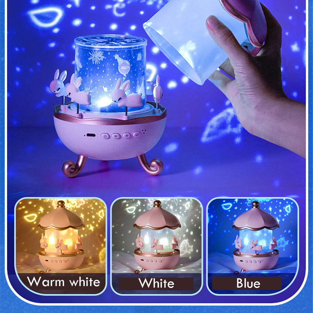 Kids Galaxy Projector Lamp & White Noise Music Machine (12 Film Sets)