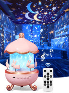 Kids Galaxy Projector Lamp & White Noise Music Machine (12 Film Sets)